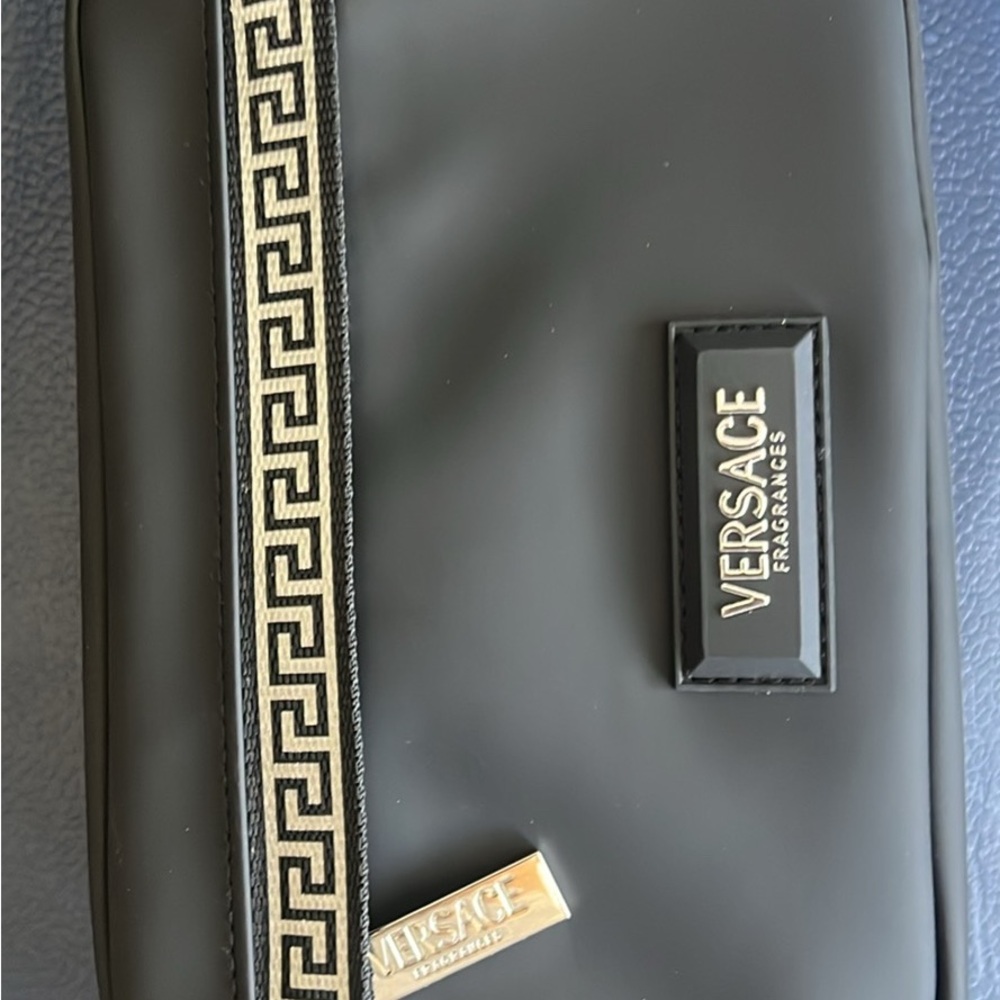 Versace Black Toiletry Bag